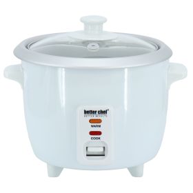 Better Chef 3 Cup Automatic Rice Cooker in White