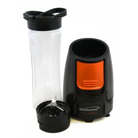 Brentwood Blend-To-Go Personal Blender in Black and Orange