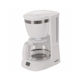 Brentwood 10 Cup Digital Coffee Maker in White