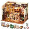 Robotime Rolife Becka's Baking House 3D Puzzle DIY Miniature Dollhouse Kit Amazing Gift for Children DG161