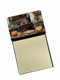 NEW Belgian Malinois Fall Kitchen Pumpkins Sticky Note Holder Refillable Dispenser Self-Sticky Note Pads, Memo Pads Blank Desk Accessories