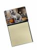 NEW Boxer Fall Kitchen Pumpkins Sticky Note Holder Refillable Dispenser Self-Sticky Note Pads, Memo Pads Blank Desk Accessories