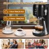 Espresso Machine With Adjustable Milk Frother Steam Wand 33.8OZ Removable Water Tank