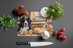 NEW Bernese Mountain Dog Fall Kitchen Pumpkins Glass Cutting Board Decorative Tempered Glass Kitchen Cutting and Serving Board Large Size Chopping Boa